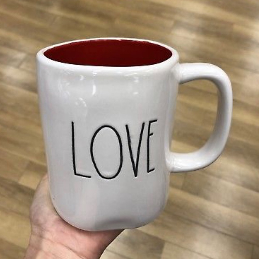 Rae Dunn Valentines Day Love You Double-sided Mug